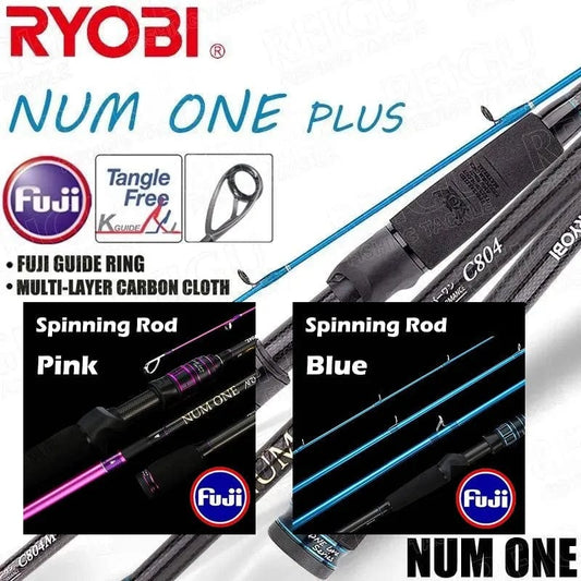 RYOBI NUM ONE PLUS 2.4m FUJI LIGHT 2-14g Max ROD