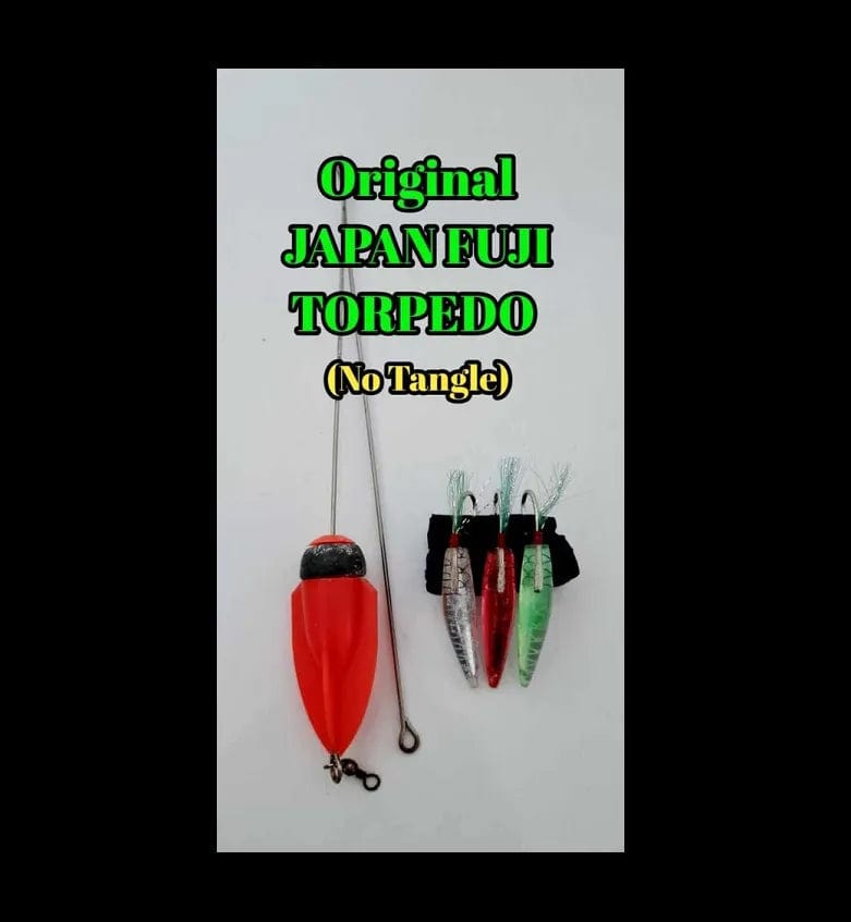 TORPEDO SET FISHING WITH HAIRCLIPS ARTIFICIAL LURE