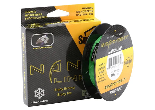 SK Nano Series Braidline – 300m Green/Yellow