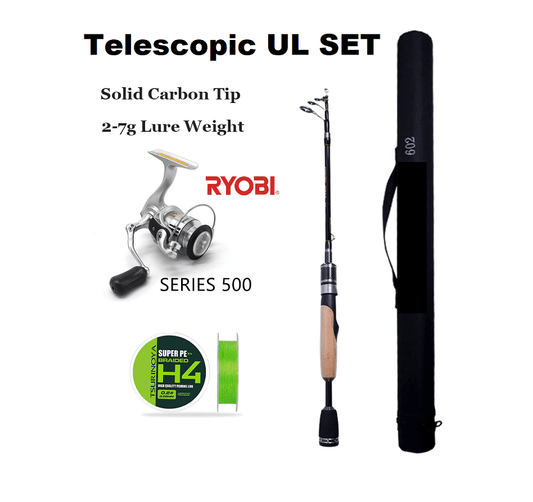 Tacklebox’s Travel Telescopic Ultralight SET COMBO