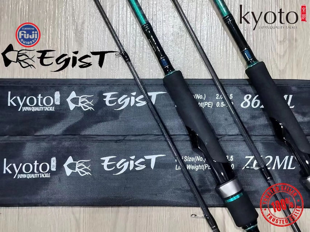 JAPAN KYOTO EGIST S862ML 7-20G MAX K GUIDE FUJI REEL SEAT ROD